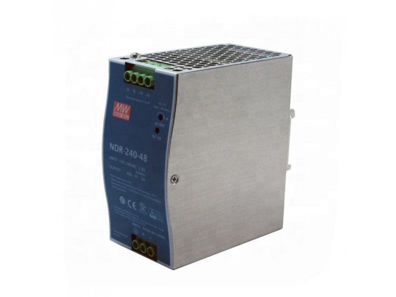 NDR-240-48 Mean well SMPS - 48V 5A-240W Din Rail Metal Power Supply