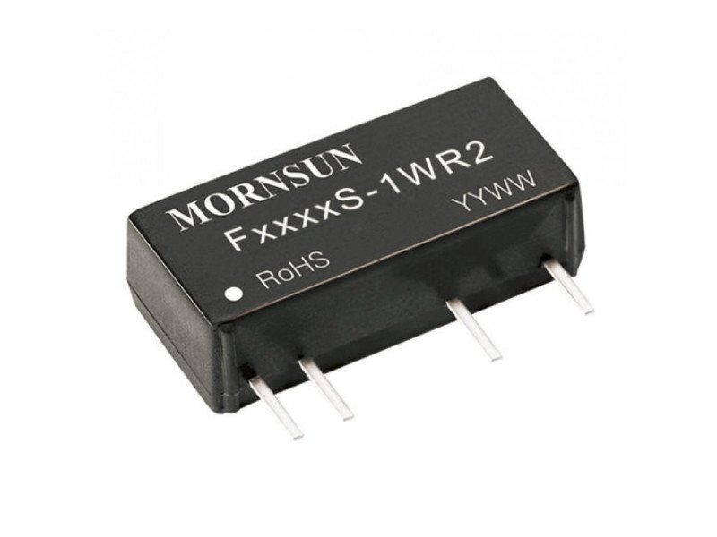 F1515S-1WR2 Mornsun 15V to 15V DC-DC Converter 1W Power Supply Module - Compact SIP Package