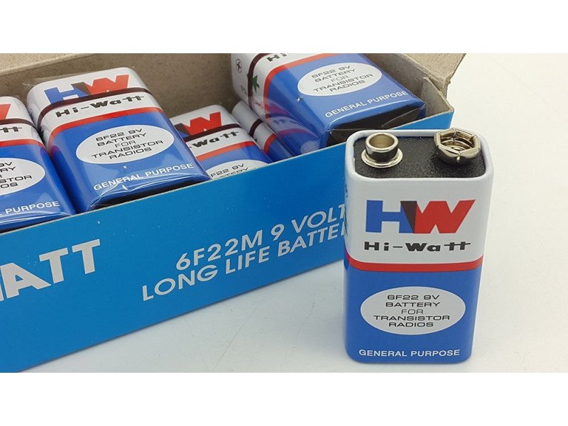 9V Original HW High-Quality Battery-10Pcs/Box