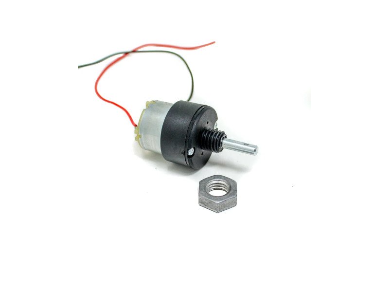 150RPM 12V LOW NOISE DC MOTOR WITH METAL GEARS – GRADE A