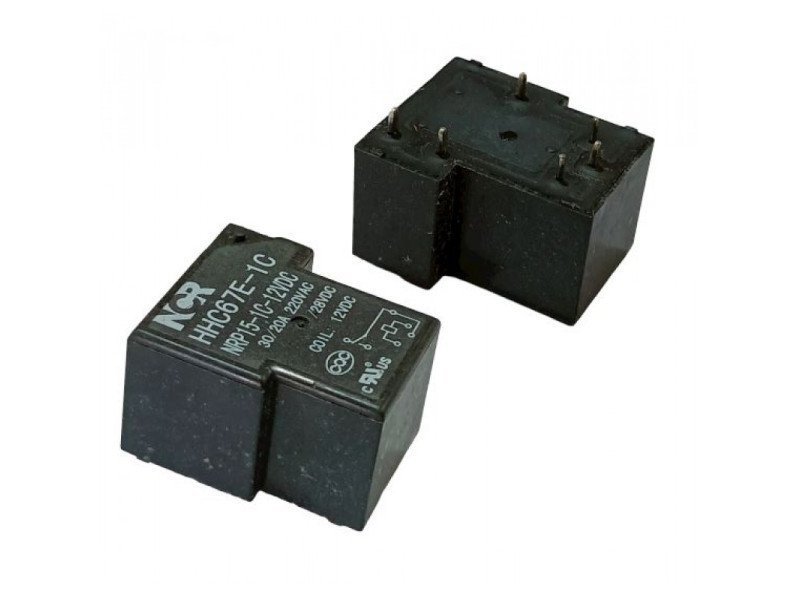 12V 30A PCB Mount T-Type Relay - SPDT (Pack of 2) 