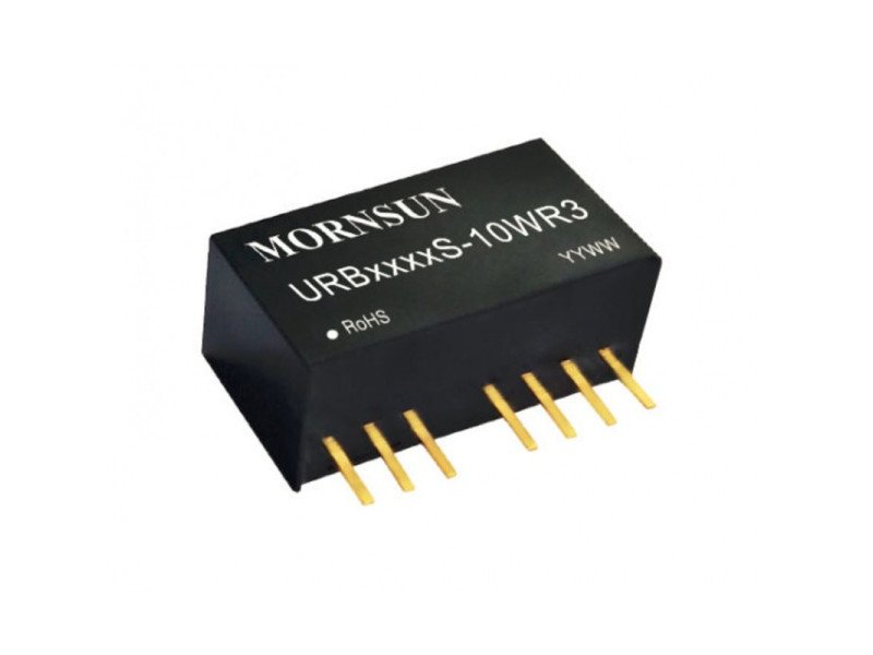 URB2415S-10WR3 Mornsun 24V to 15V DC-DC Converter 10W Power Supply Module - Compact SIP Package