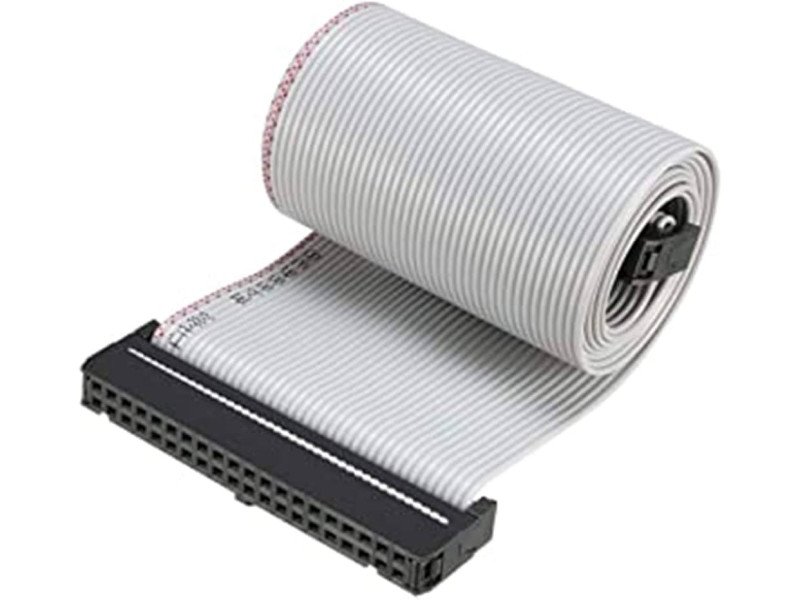 40 Pin (40 Wire) Female to Female Flat Ribbon Cable (FRC) Cable with Connector - 30 cm Length