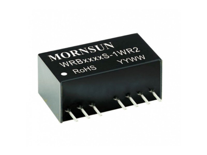 WRB2415S-1WR2 Mornsun 24V to 15V DC-DC Converter 1W Power Supply Module - Ultra Compact SIP Package