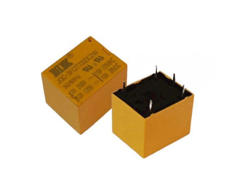 24V 10A PCB Mount Sugar Cube Relay - SPDT (Pack of 5) 