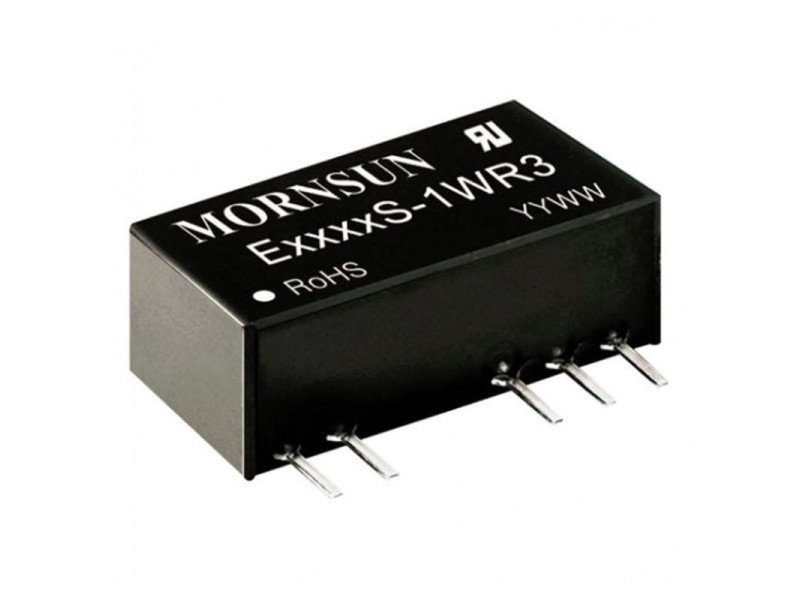 E0503S-1WR3 Mornsun 5V to ±3.3V DC-DC Converter 1W Power Supply Module - SIP Package