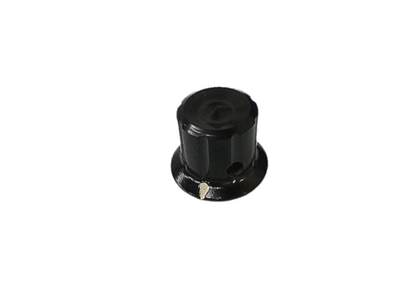25mmx18mm Potentiometer Knob Rotary Switch Black Cap for 6.7mm shaft