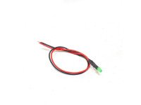 12-18V 3MM Green LED Indicator with Wire (Pack of 5)