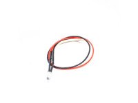 3V 5MM Orange Clear Transparent LED Indicator Light with Cable (Pack of 5)
