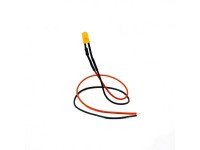 3V 5MM Orange LED Indicator Light with Cable (Pack of 5)