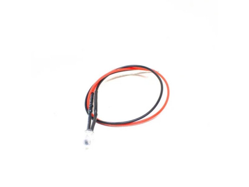 3V 8MM Water Clear RGB Slow Flash LED Indicator with wire 20cm (Pack of 5)