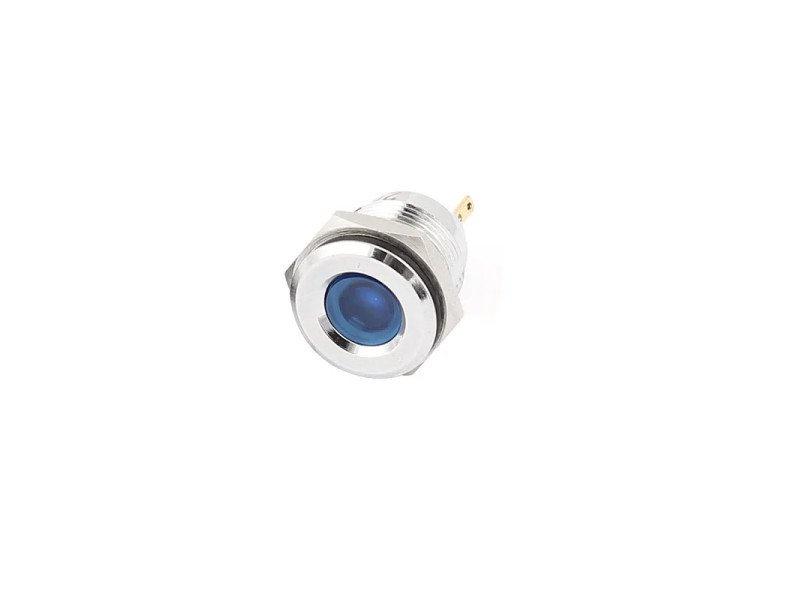 Blue 3-9V 16mm LED Metal Indicator Light