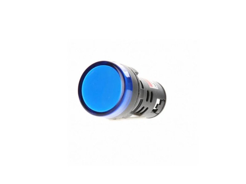 Blue AC/DC12V 16mm AD16-16C LED Power Pilot Signal Indicator Lamp