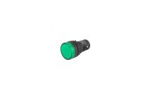 Green AC/DC12V 22mm AD16-22SM LED Signal Indicator Built-in Buzzer