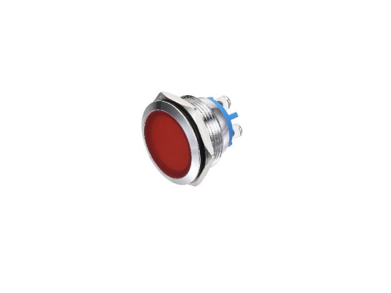 Red 10-24V 22mm LED Metal Indicator Light
