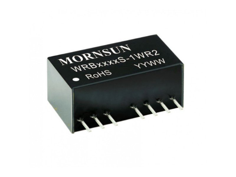 WRB2424S-1WR2 Mornsun 24V to 24V DC-DC Converter 1W Power Supply Module - Ultra Compact SIP Package