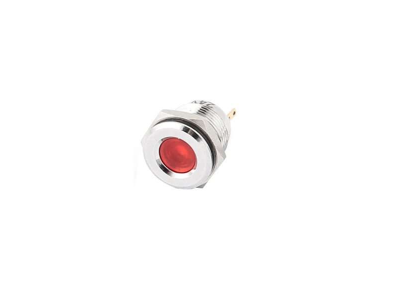 Red 3-9V 16mm LED Metal Indicator Light