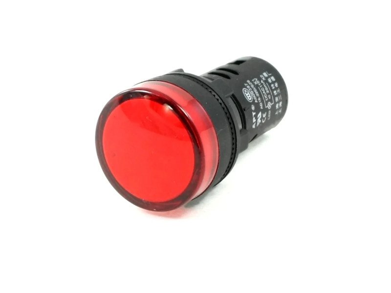 Red AC/D12V 30mm AD16- 30DS LED Power Pilot Signal Indicator Lamp