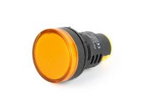 Yellow AC220V 30mm AD16- 30DS LED Power Pilot Signal Indicator Lamp