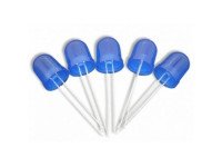 Blue LED Diffused 10mm DIP LED (Pack of 5)