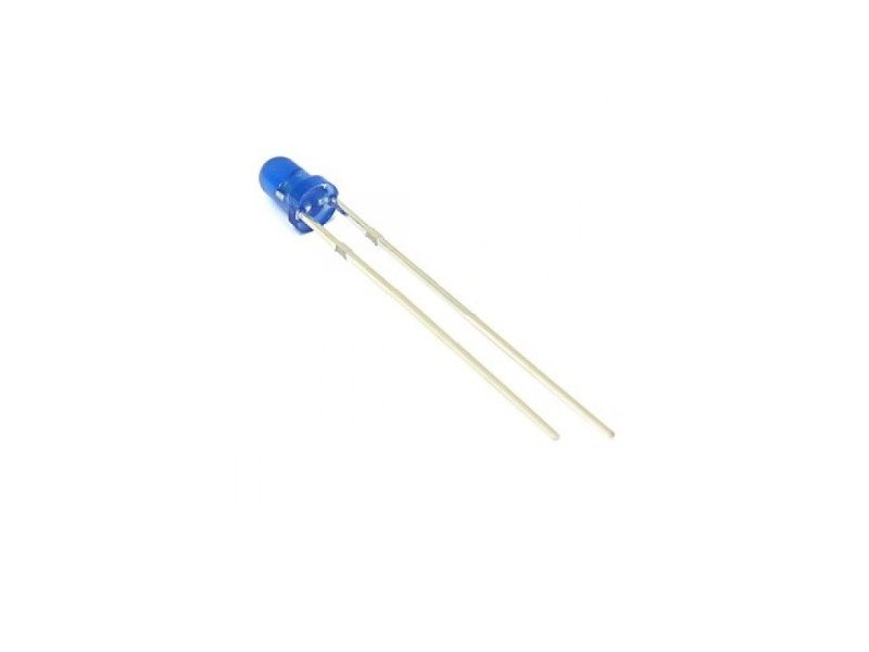 Blue Round LED Diffused 3mm DIP (Pack of 10)