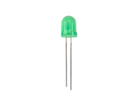 Green Round LED Diffused 8MM DIP (Pack of 5)