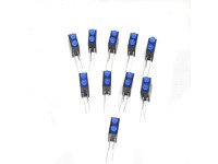 3MM Double Hole Lamp Holder with Blue color Light (Pack of 10)