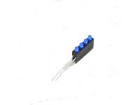 3MM Four Hole Lamp Holder with Blue color LED