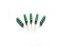 3MM Four Hole Lamp Holder with Green color Light