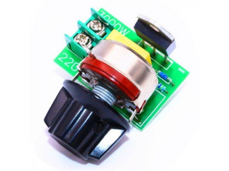 3000W Thyristor SCR Voltage Regulator Temperature Dimmer for Speed - Light AC 220V
