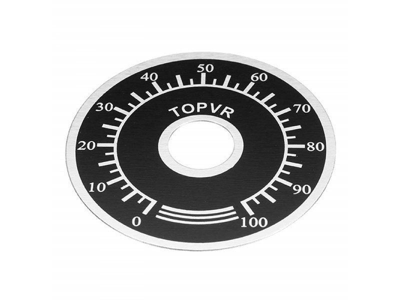 Dial 0-100 for Potentiometer Knob – 5 Pcs