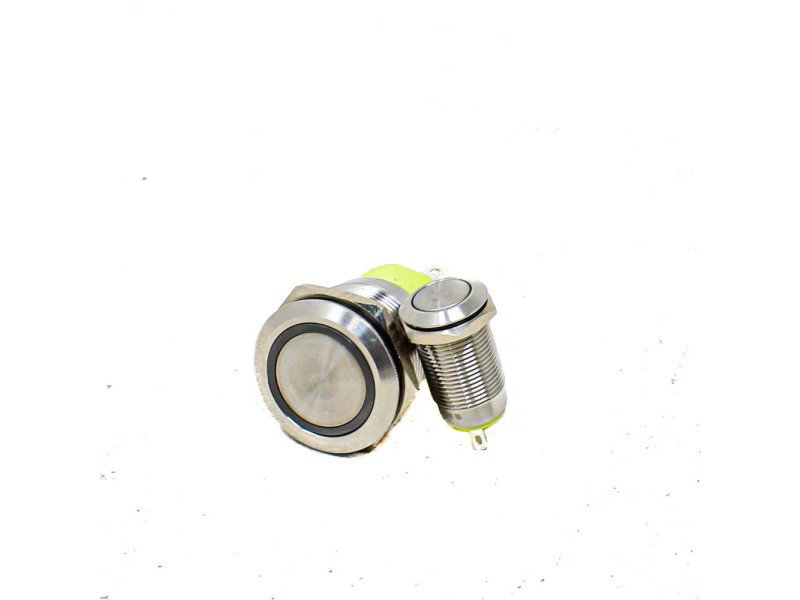 Yellow 22 mm 220 V LATCHING Metal Switch