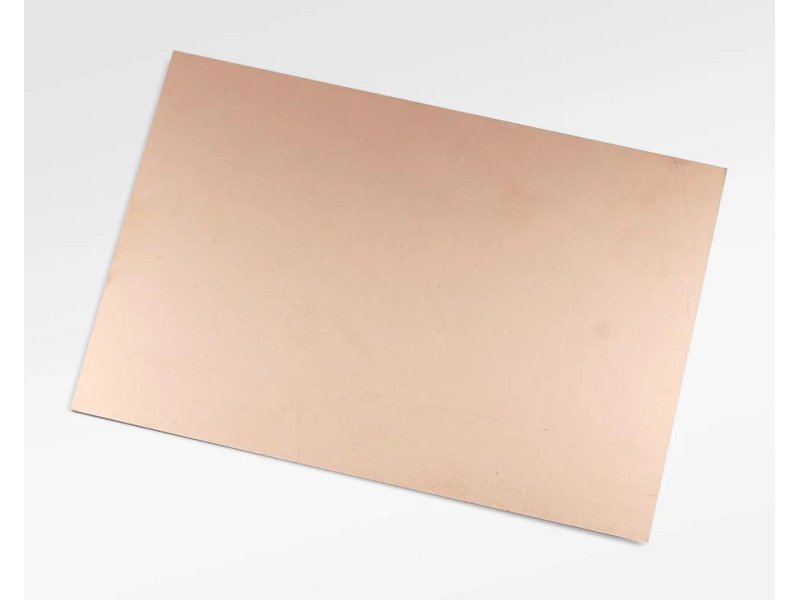 Single Side 20X30cm thickness 1.5mm Copper Clad Printed Circuit Board