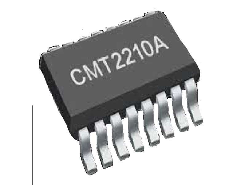 Receiver chipset CMT2210AW-ESR.
