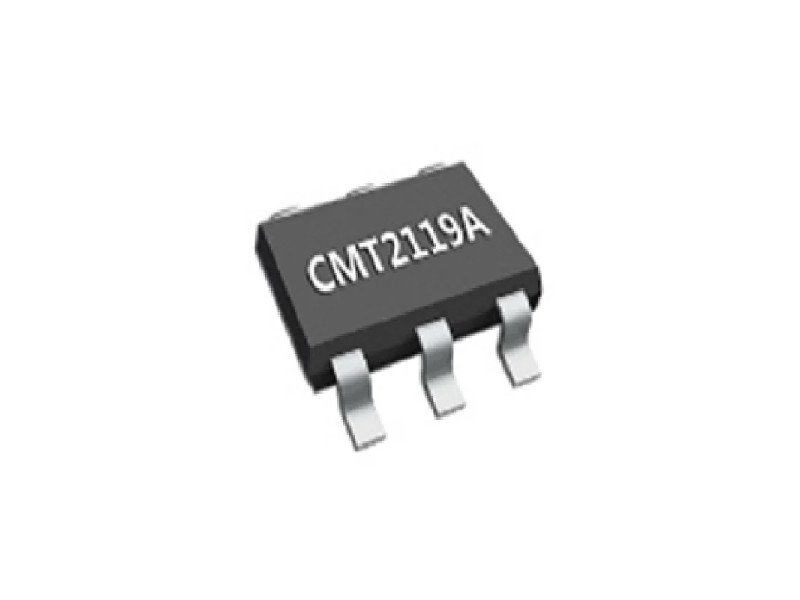 Transmitter chipset CMT2119AW-ESR.