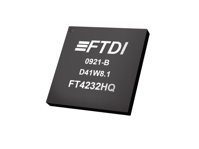 FT4232HQ – Hi-Speed USB 2.0 Slave to Quad Channel UART / Serial Converter – IC