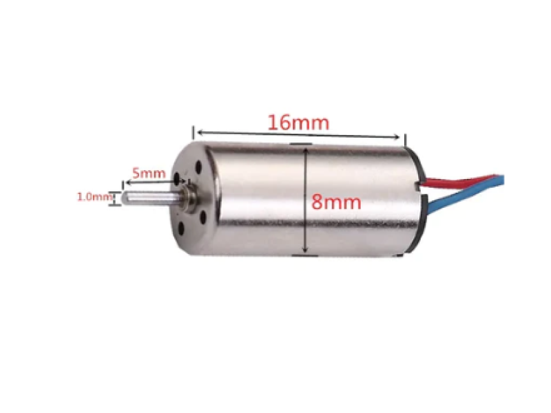 3.7V 8x16mm 816 Magnetic Micro Coreless Motor for Drones/Quadcopters/RC 