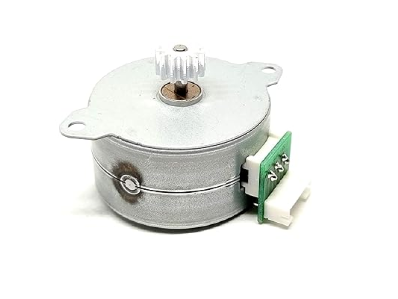 INVENTO 1Pcs DC Stepper Motor 42mm 3.5kg-cm 2 Phase 4 Wire Micro Stepping Motor with 12 teeth Metal Gear