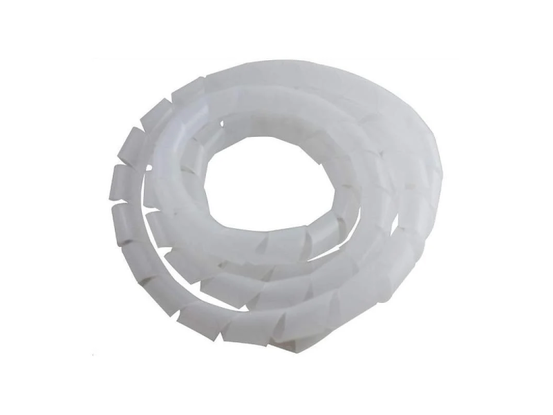 4mm Spiral Wrapping Band White 2M for Wires