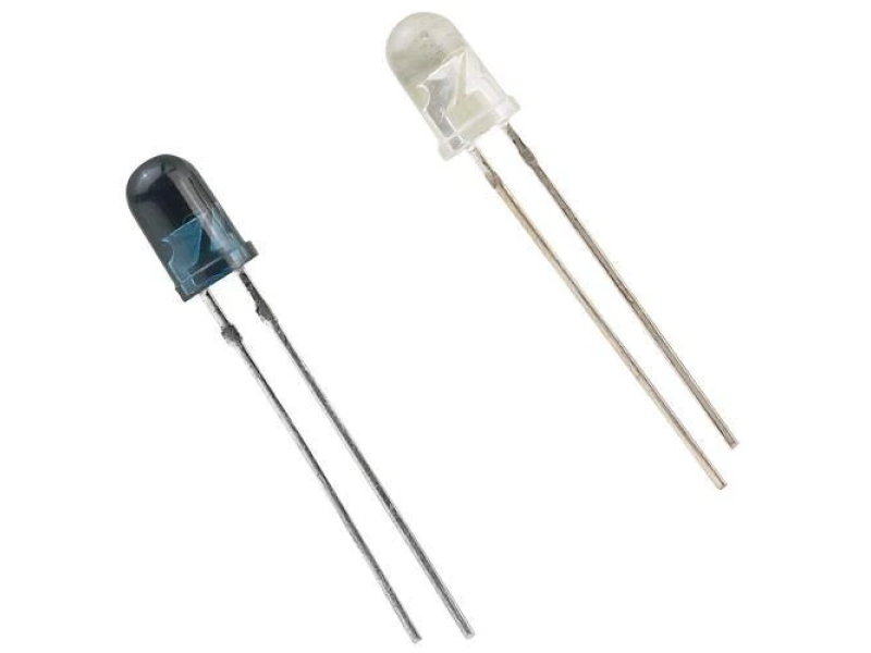 IR Led Blue / Transmitter and Photodiode Transparent / Receiver Pair 5mm (Pack of 5 pair)