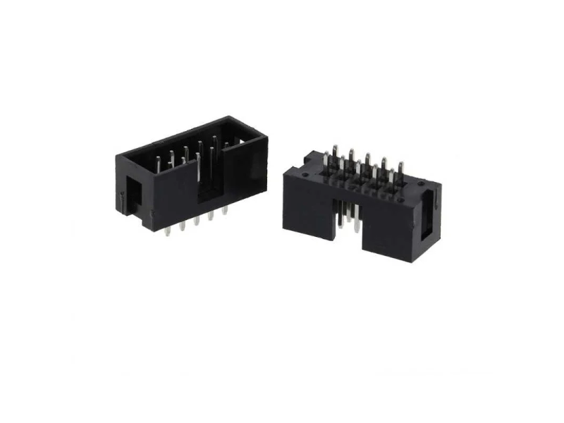 10 Pin Male Straight Box FRC Connector 2.54mm Pitch (Pack Of 5)