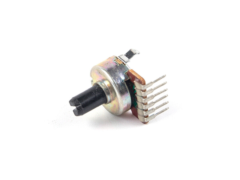 50-100K Ohm Rotary Potentiometer 2-Gang Through Hole 6MM D-Type Shaft (Pack Of 5)