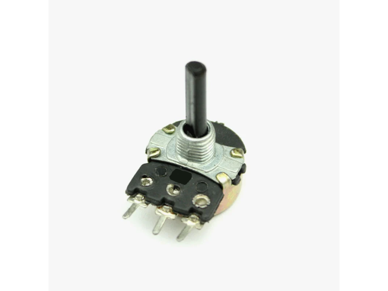 100K Ohm  Rotatory Potentiometer Tone Control 3 Pin 4mm  Plastic D-Type Shaft (Pack Of 2)