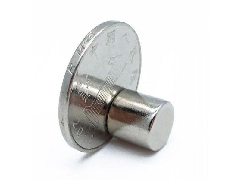 6mm x 6mm (6x6 mm) Neodymium Cylindrical Strong Magnet