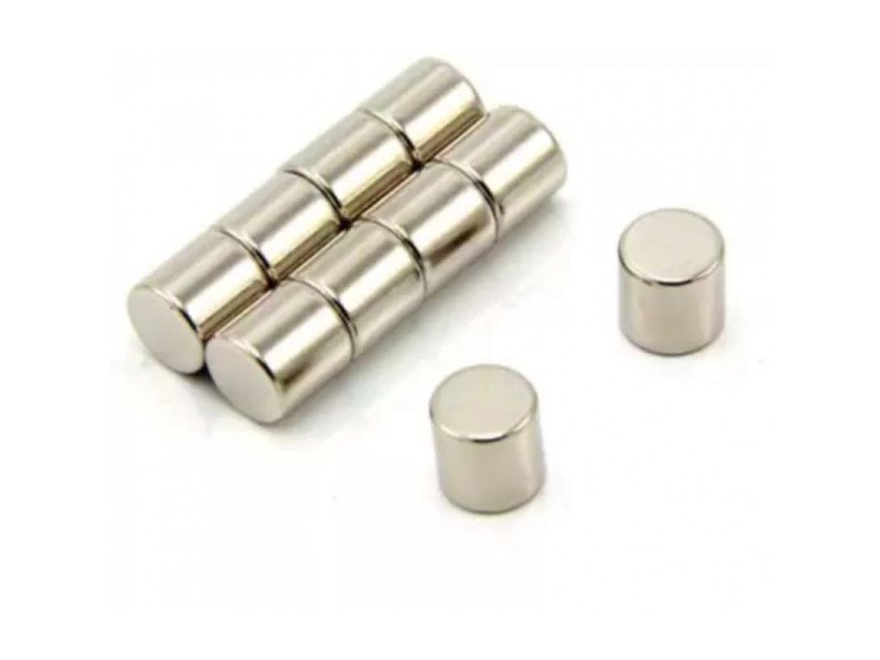 8mm x 8mm (8x8 mm) Neodymium Cylindrical Strong Magnet