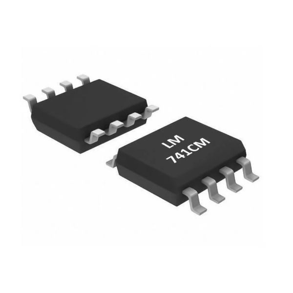 LM741CM SOIC-Narrow-8 General Purpose Operational Amplifier (Pack of 3 ICs)