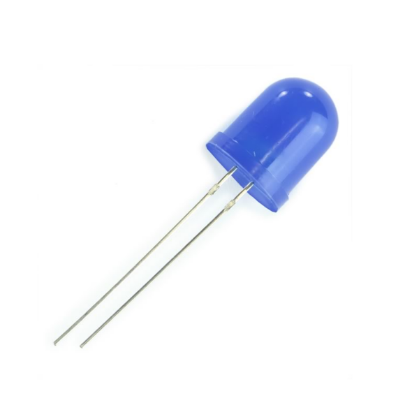 Blue LED Diffused 10mm DIP LED (Pack of 5)