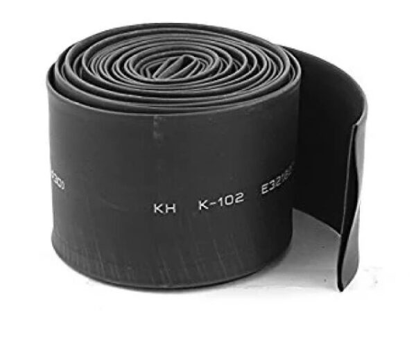 Heat Shrink Sleeve 45mm Diameter (1 Meter) Black Industrial Grade WOER (HST)