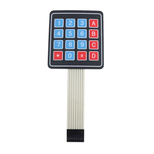 4x4 Matrix Keyboard/16 Key Membrane Switch Keypad for Arduino (Alphanumeric)