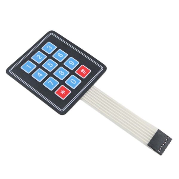 4x3 Matrix Keyboard/12 Key Membrane Switch Keypad for Arduino (Numeric)